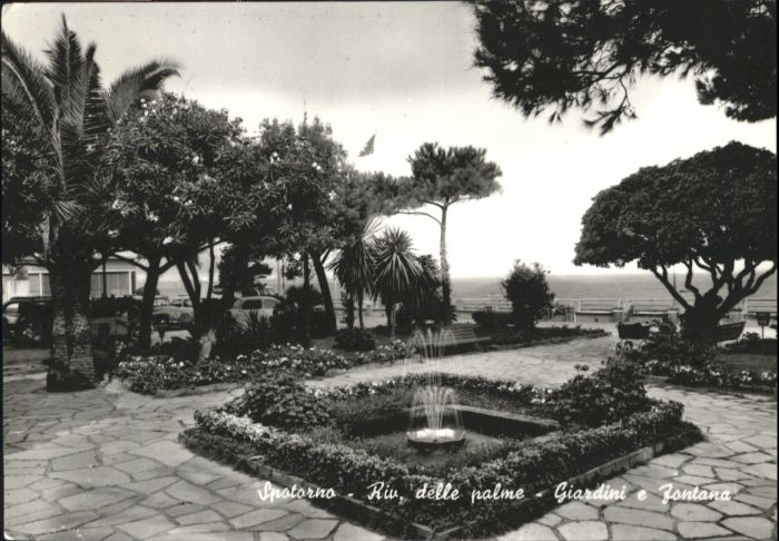 Spotorno Fontana Brunnen