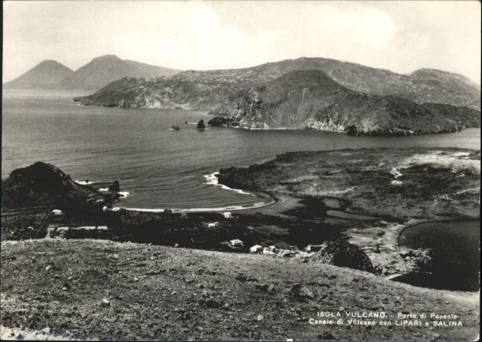 Lipari Isola Vulcano Porto Ponente Canale Vulc