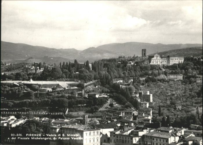 Firenze Florenz Firenze Veduta San Miniato Piazzale Michelangelo Palazzo Vecchio