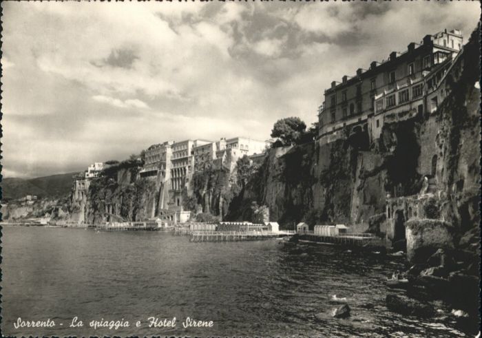 Sorrento  Sorrent Campania IT Sorrento Spiaggia Hotel Sirene