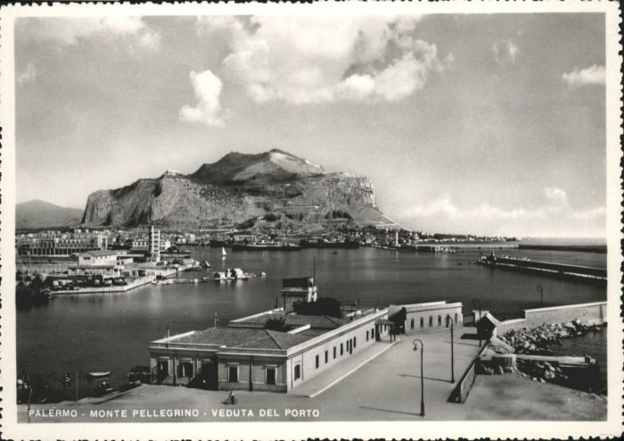 Palermo  Sicilia IT Palermo Monte Pellegrino Veduta del Por