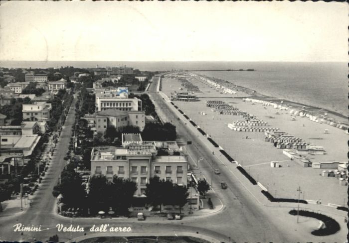 Rimini Veduta dall aereo Strand