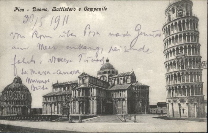 Pisa Duomo Battistero Campanile