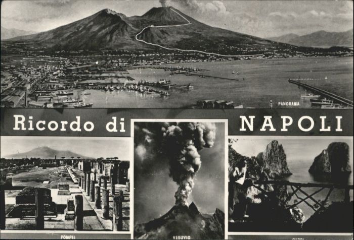 Napoli Neapel Napoli Ricordo Pompei Vesuvio