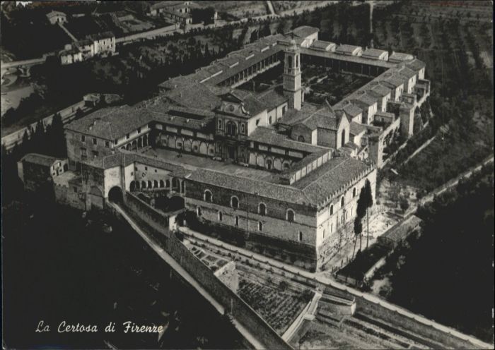Firenze Florenz Firenze La Certosa Fliegeraufnahme