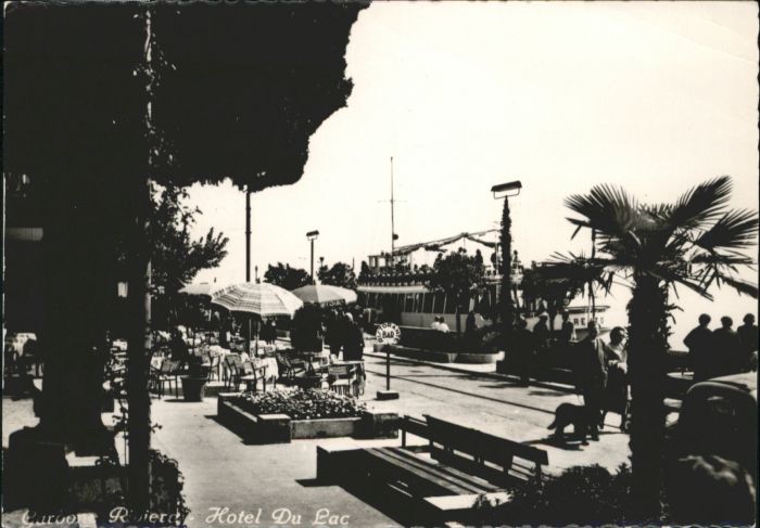 Gardone Garda Gardone Hotel Du Lac Schiff Hund
