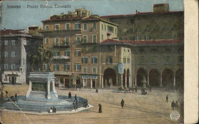 Livorno Piazza Vittorio Emanuele Statur