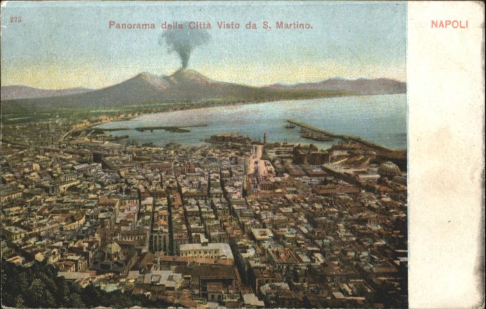Napoli Neapel Napoli Citta Visto San Martino
