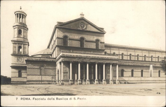 Rom Roma Roma Facciata Basilica San Paolo