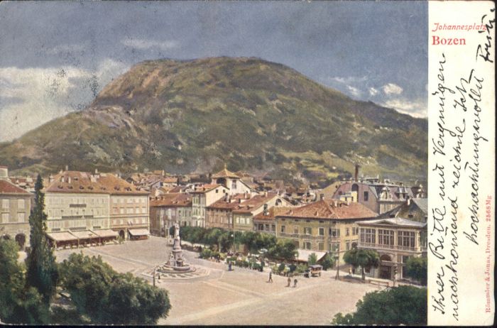 Bozen Suedtirol Bozen Johannesplatz