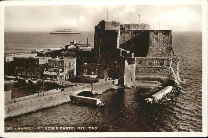Napoli Neapel Napoli Samn Lucia Castel Dell Ovo