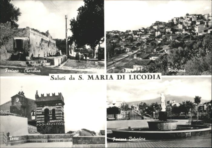 San Maria Licodia Fontana Cherabino Torre Fontana