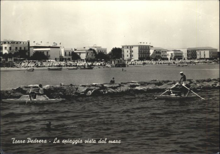 Torre Pedrera Spiaggia vista dal mare