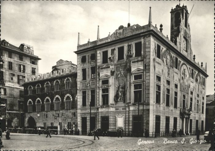 Genova Genua Liguria Genova Banco S Giorgio