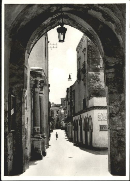 Taormina Sizilien Taormina Corso Umberto con Arco