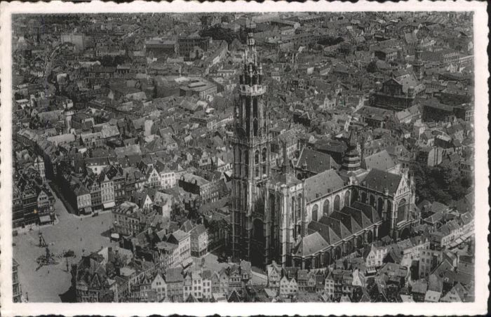 Antwerpen Anvers Fliegeraufnahme Hoofdkerk Cathedrale