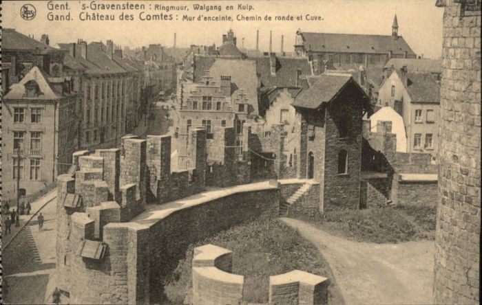 Gent Gand Flandre Gent Gand Gravensteen Chateau Comtes