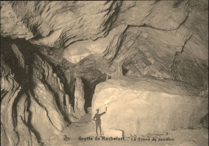 Hoehlen Caves Grottes Grotte_Rochefort Grotte Höhle