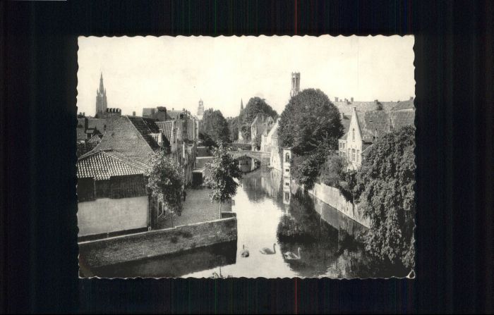 Brugge Bruges Groenen Rei Quai Vert