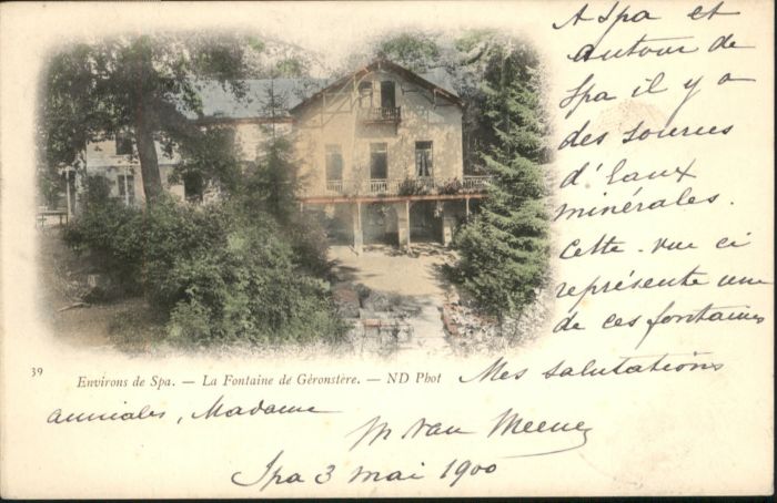Spa Liege Spa Fontaine Geronstere