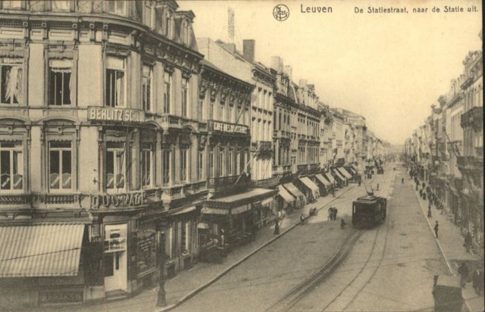 Leuven Strassenbahn Statiestraat
