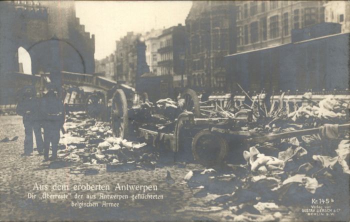 Antwerpen Anvers Antwerpen Zerstörung