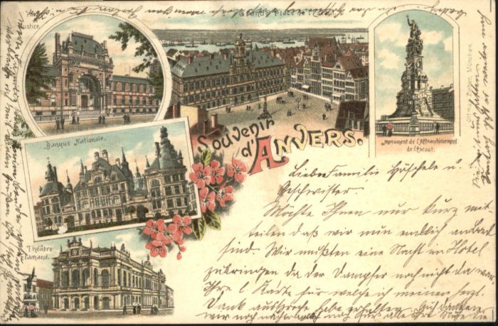 Anvers Antwerpen Anvers Banque Nationale Palais Justice