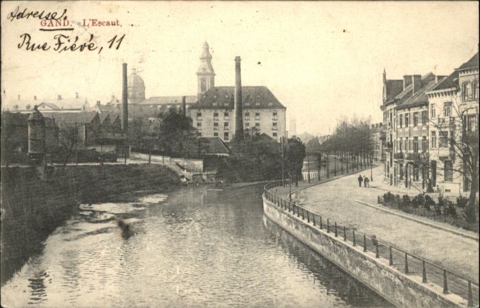 Gand Belgien Gand Escaut