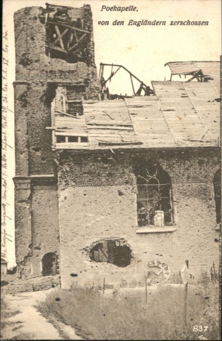 Poekapelle Zerstörung