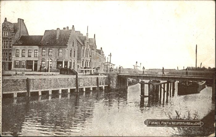 Furnes Pont Nieuport Rue Gare