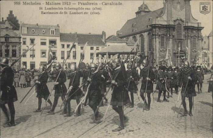 Mechelen Malines Praaltrein Cavalcade St. Lambrechts Sch