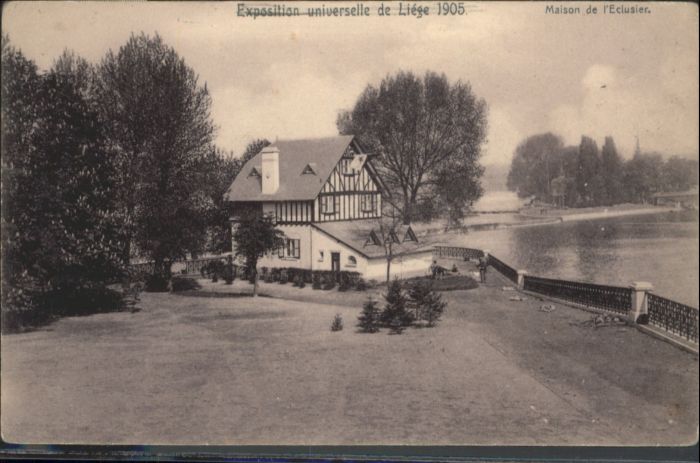 Liege Luettich Liege Exposition Universelle Maison Ecl