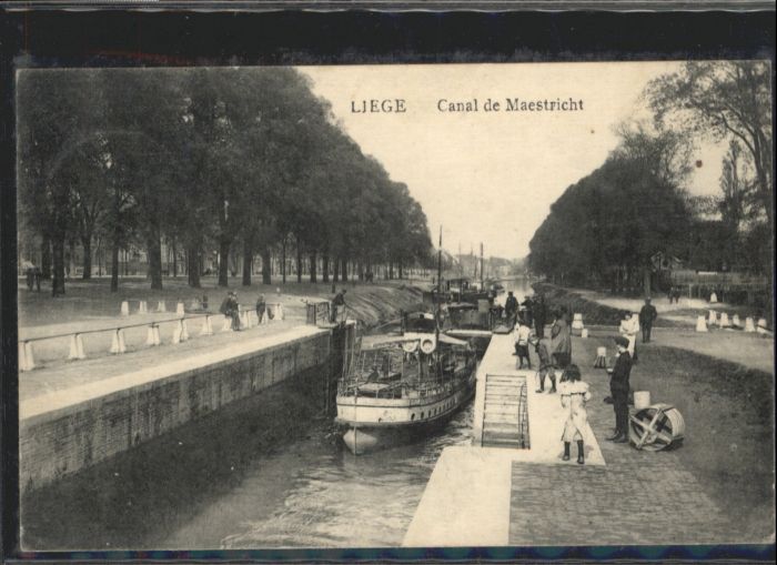 Liege Luettich Liege Canal Maestricht Schleuse