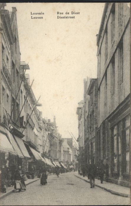 Louvain Flandre Louvain Leuven Rue Diest Dieststraat