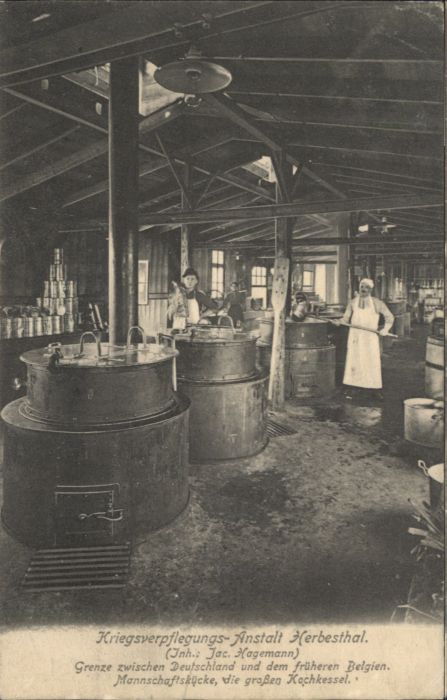 Herbesthal Anstalt Mannschaftsküche