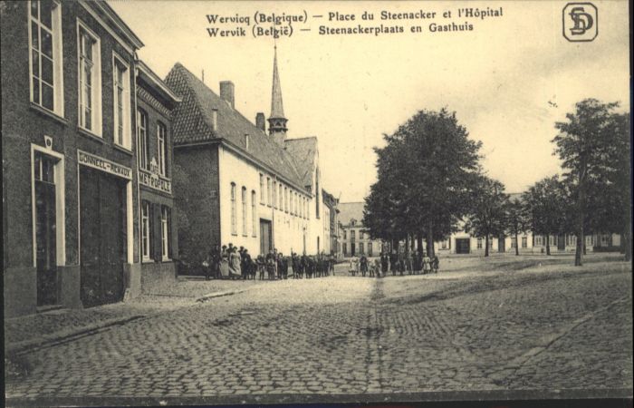 Wervicq Wervik Place Steenacker Hopital Steenac