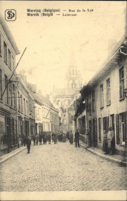 Wervicq Wervik Rue Lys Leistraat