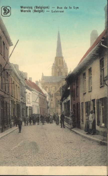 Wervicq Wervik Rue Lys Leistraat