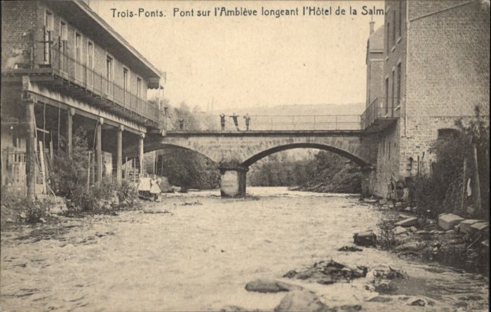 Trois-Ponts Pont Ambleve Longeant Hotel Salm