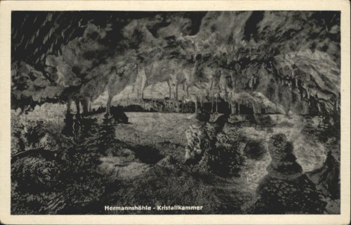 Hoehlen Caves Grottes Hermannshöhle Kristallkammer
