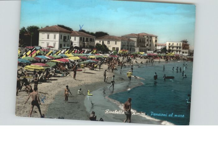 Rivabella Rimini Pensioni Mare Pension Meer