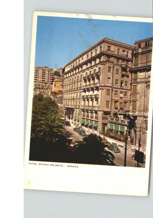 Genova Genua Liguria Genova Fioroni Hotel Savoia Majestic