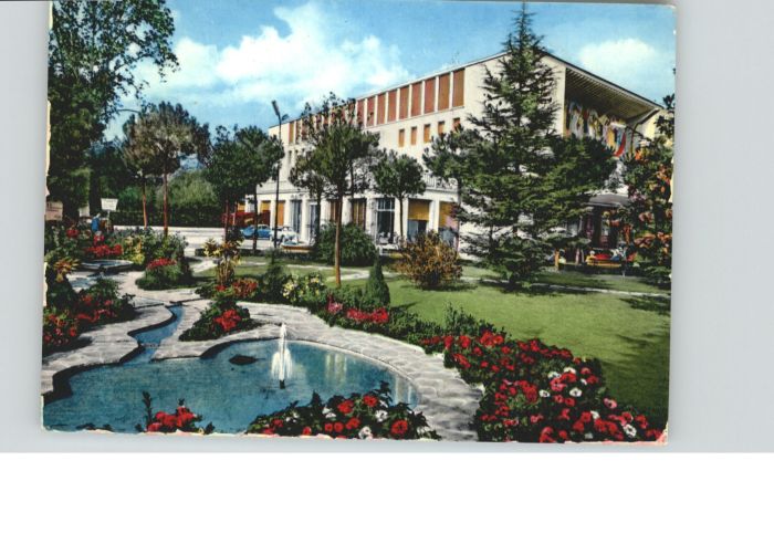 Abano Terme Pubblico Giardino Teatro Stadtgarten Theater