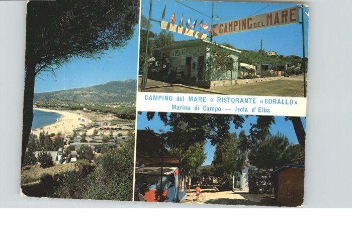Marina di Campo Isola Elba Camping del Mare Ristorante Corallo