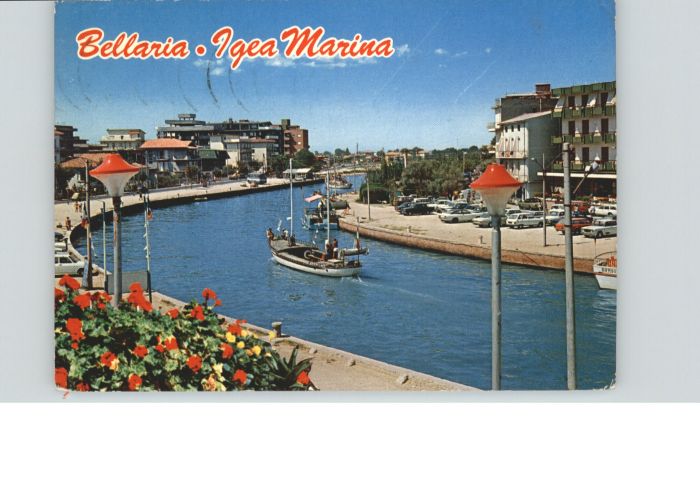 Igea Marina Bellaria Porto Canale Kanal Hafen