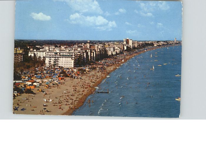 Lido di Jesolo Spiaggia Strand Fliegeraufnahme