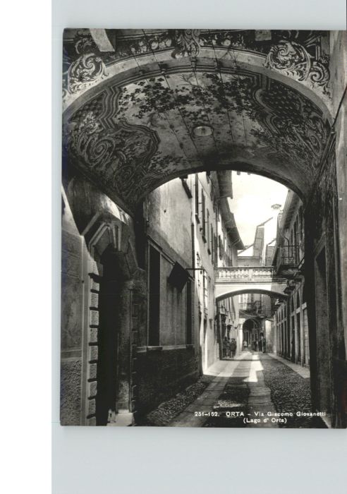 Orta San Giulio Orta Via Giacomo Giovanetti Lago Orta