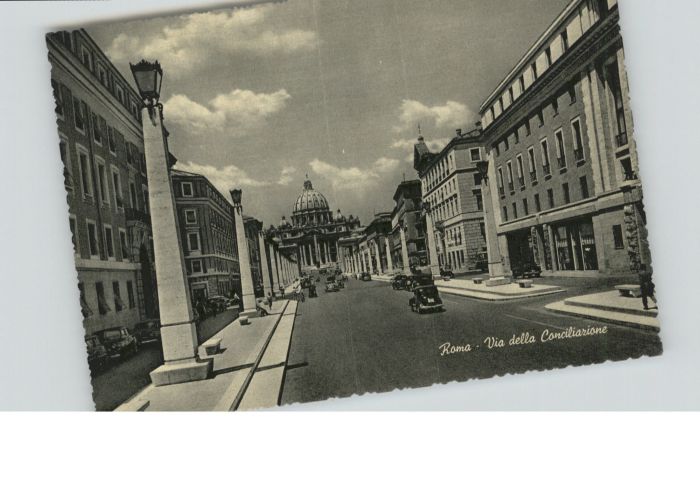 Rom Roma Roma Via della Conciliazione Strasse Peterskirche
