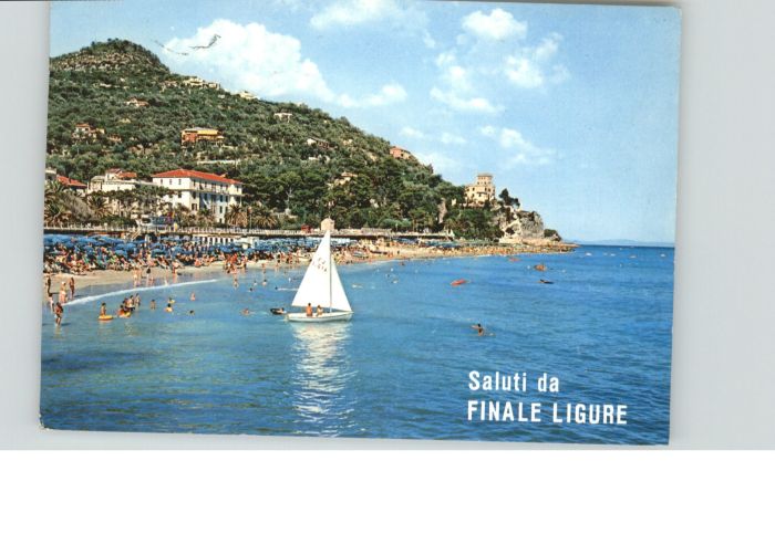 Finale Ligure Riviera Palme Spiaggia Strand
