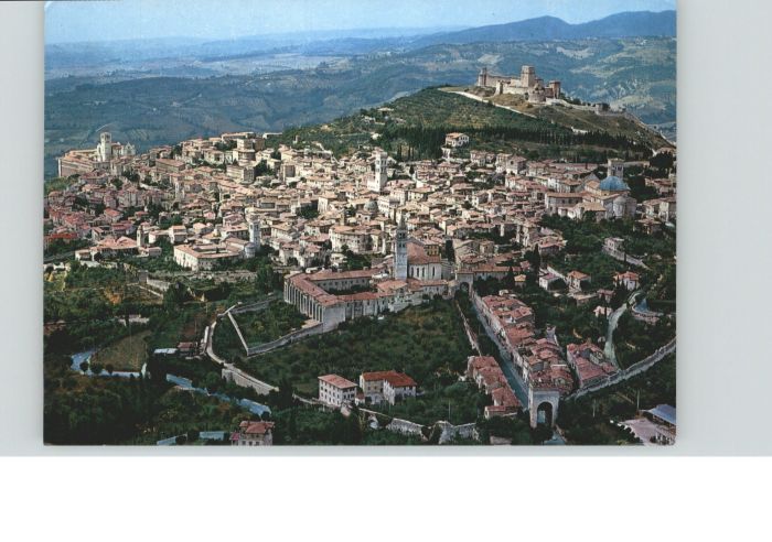 Assisi Umbria Fliegeraufnahme